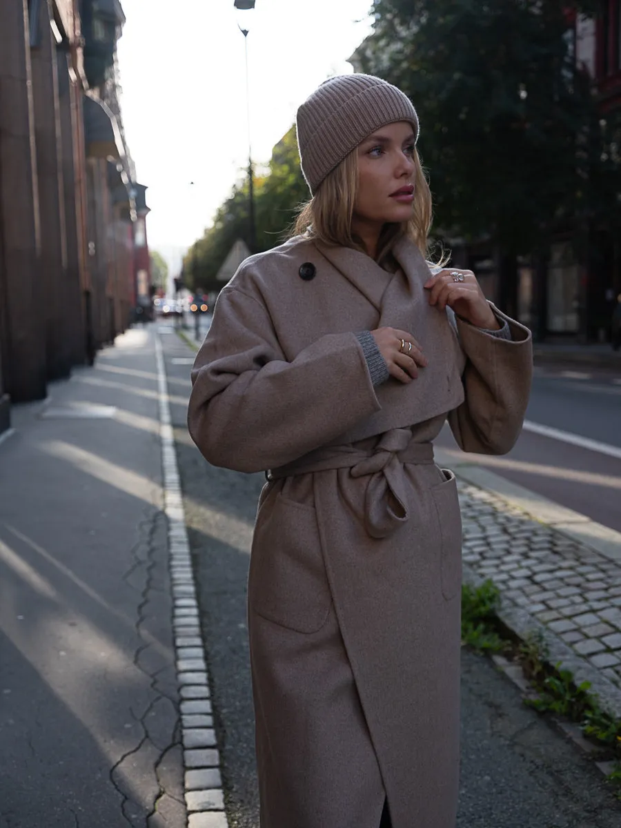 Ana Wool Coat - Sand