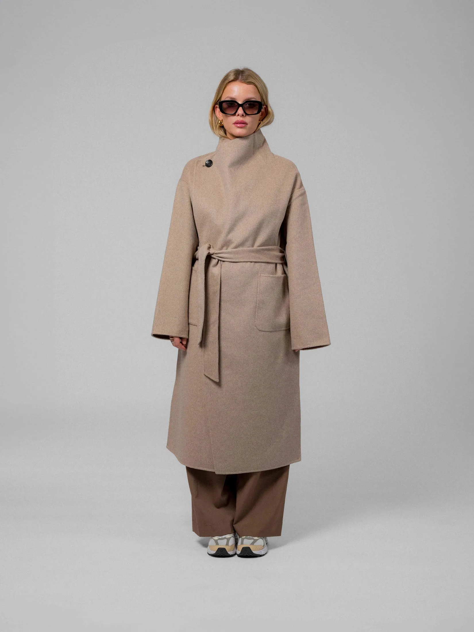 Ana Wool Coat - Sand