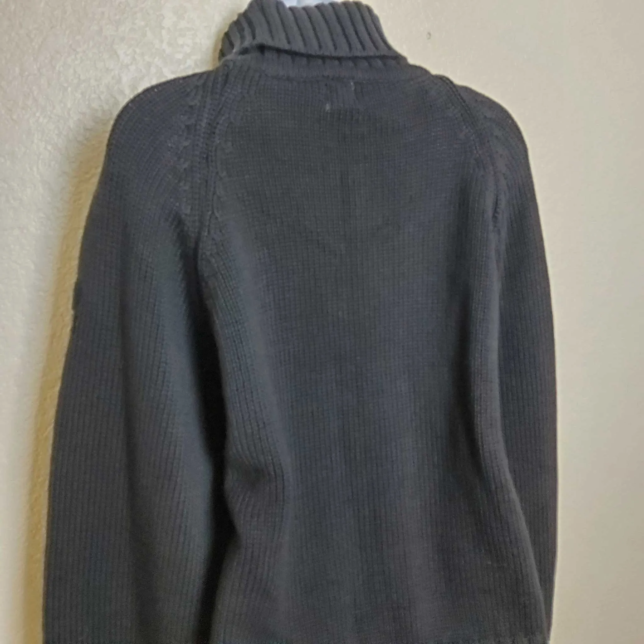 Black Turtleneck Sweater, Women's Extra Large