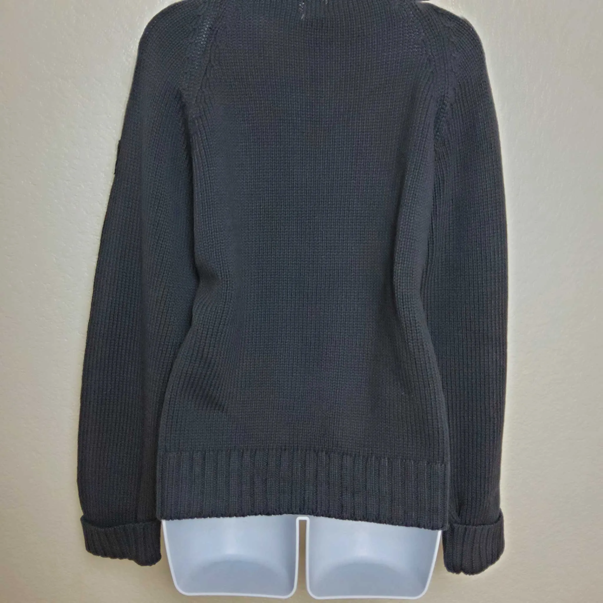 Black Turtleneck Sweater, Women's Extra Large