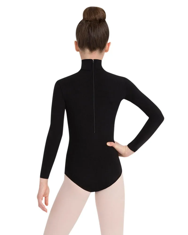 Capezio Team Basic Turtleneck Long Sleeve Leotard - TB123C Girls