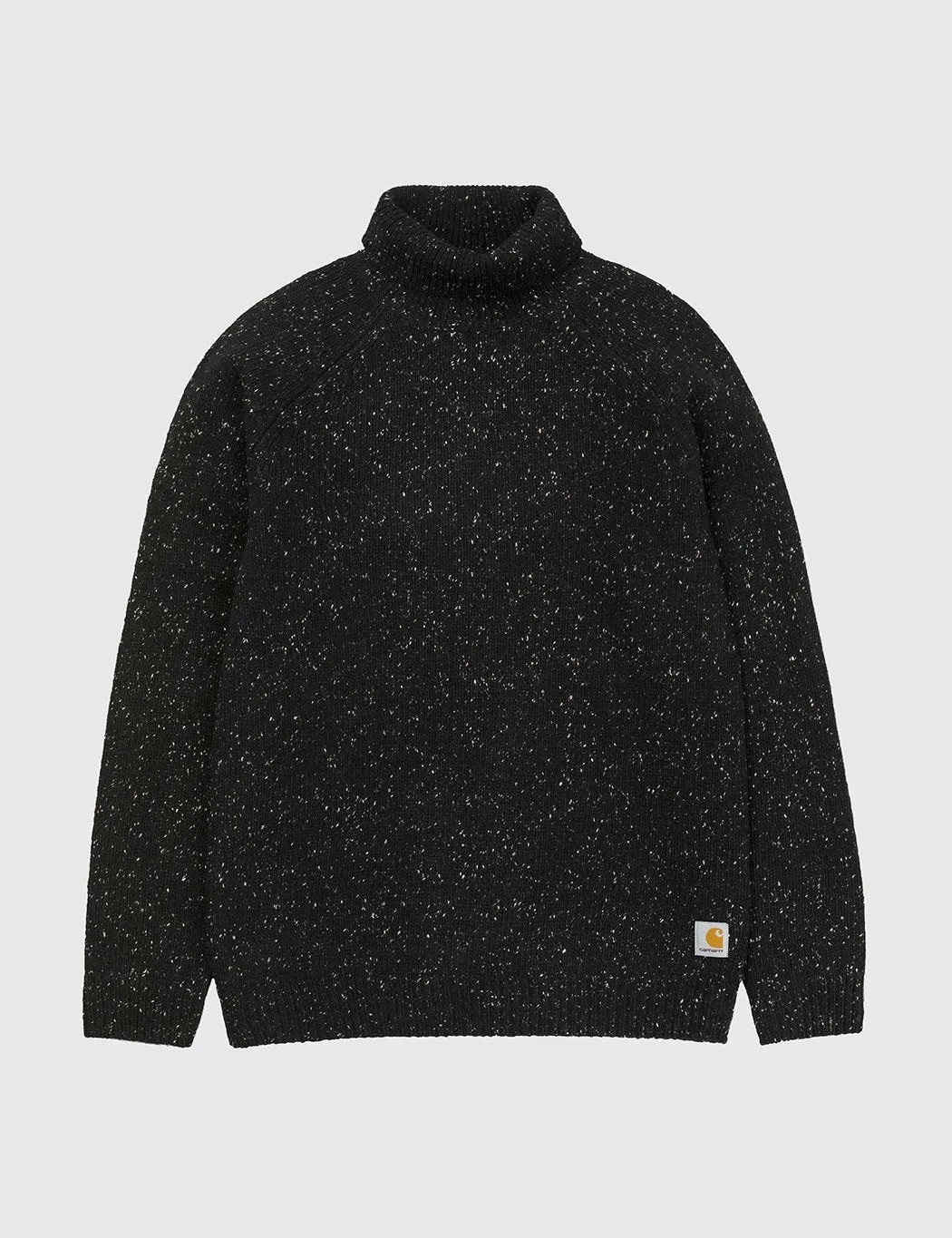 Carhartt Anglistic Turtleneck Knit Jumper - Black