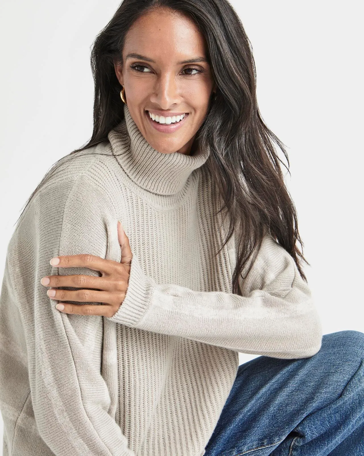 Cashblend Bette Turtleneck Sweater