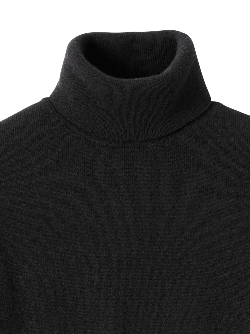 Cashmere Turtleneck Sweater - Black