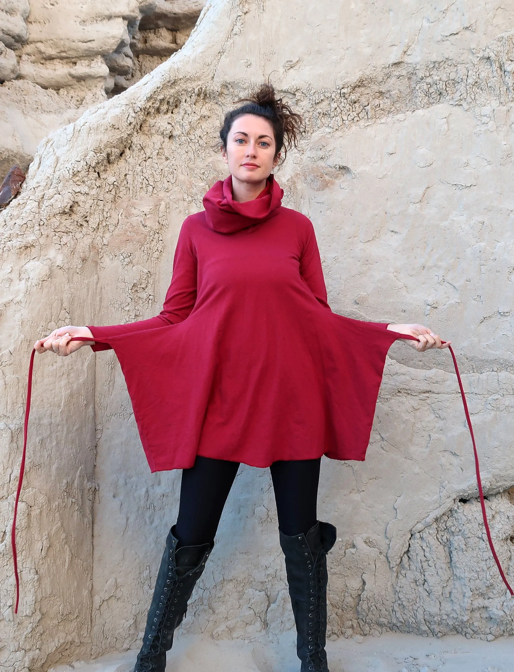 Chunky Cowl Chuba Tunic