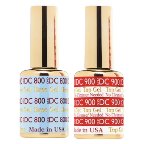 DND DC Gel Top & Base Duo 0.5oz - #800 & #900