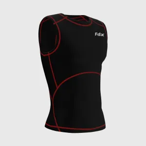 Fdx Luniron Red Men's & Boy's Sleeveless Summer Base Layer Shirt