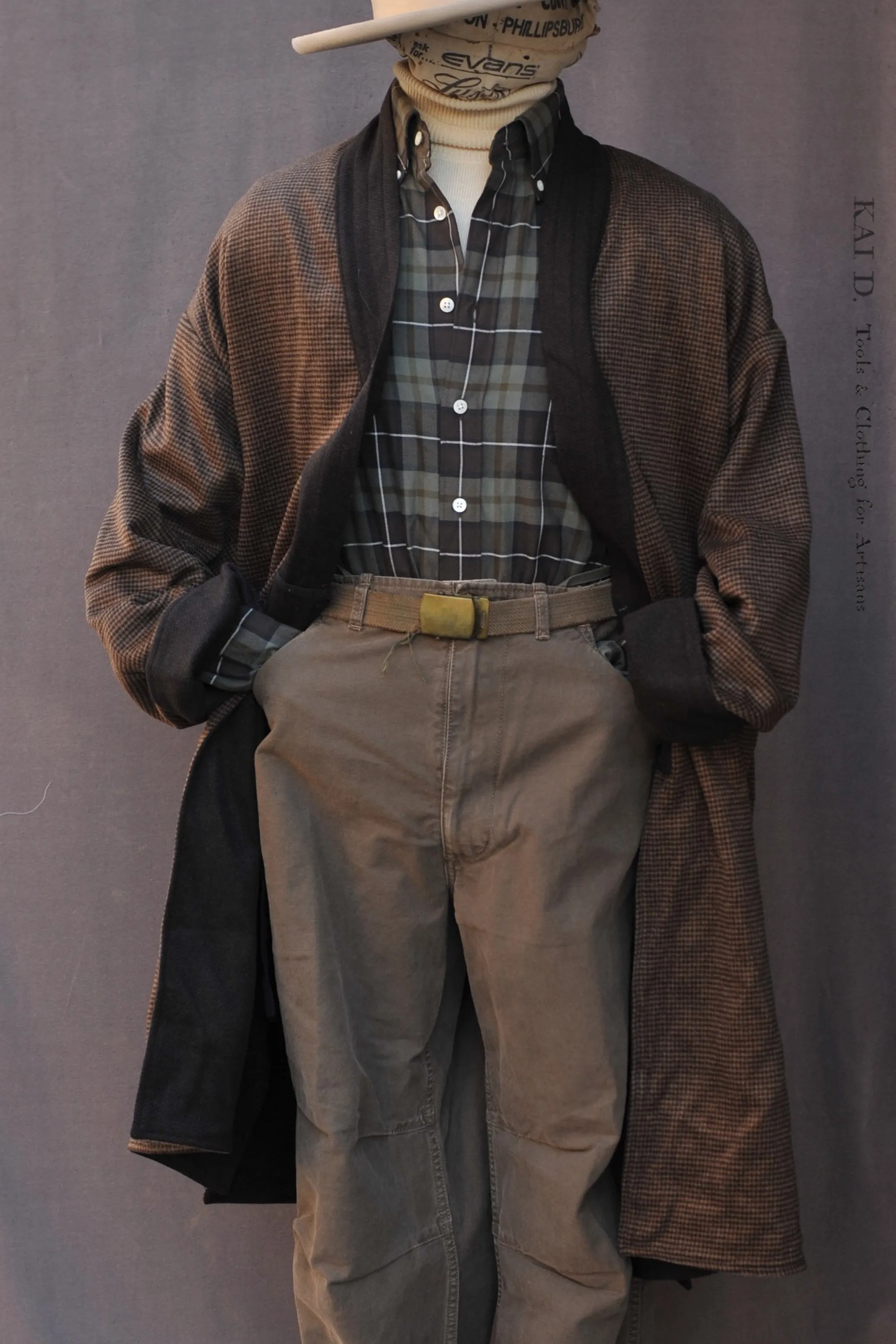 Full Length Japanese Farmer Coat - Wyoming - M (NO RETURN) (Copy)