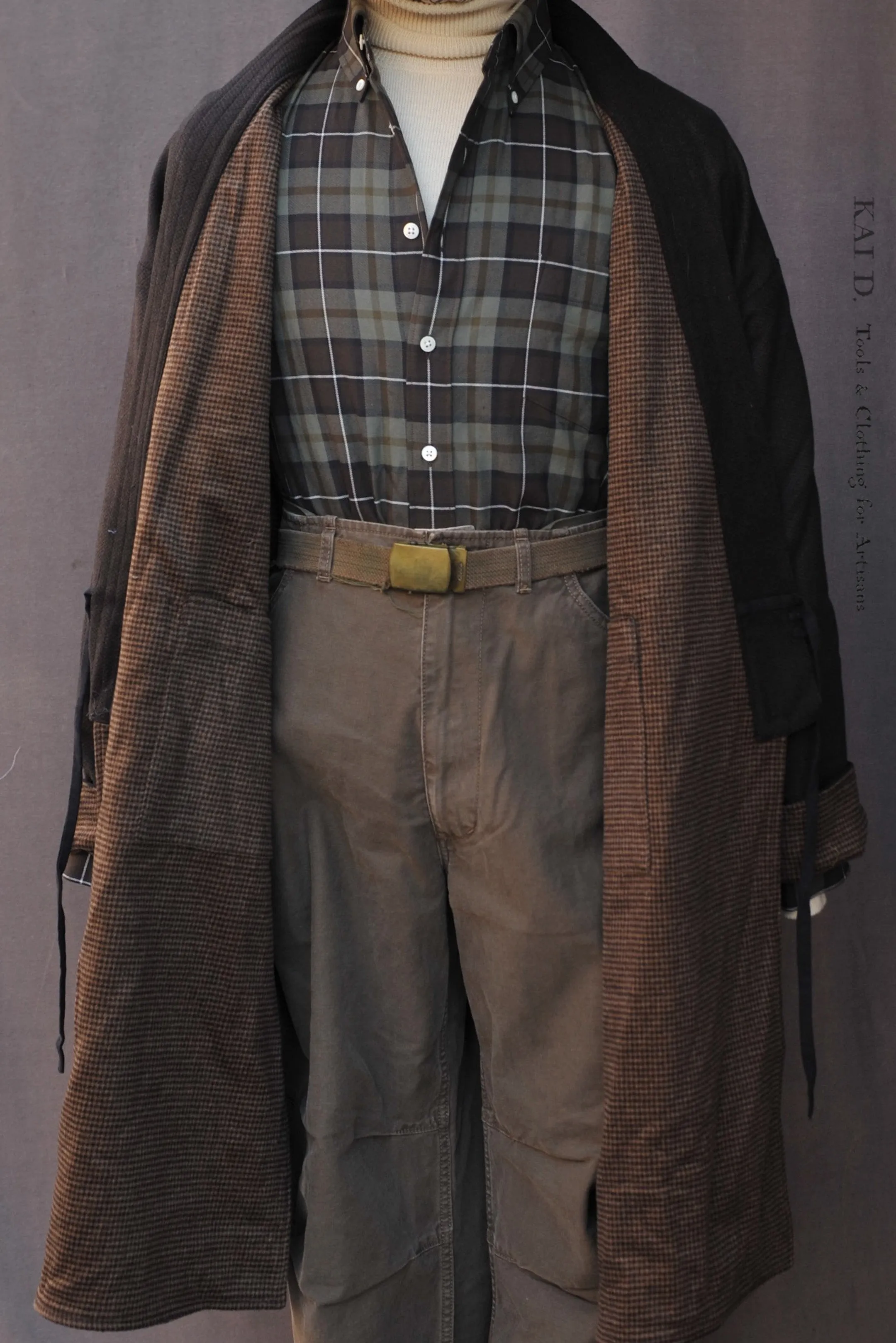 Full Length Japanese Farmer Coat - Wyoming - M (NO RETURN) (Copy)