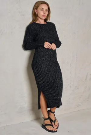 Grace Knit Dress - Black