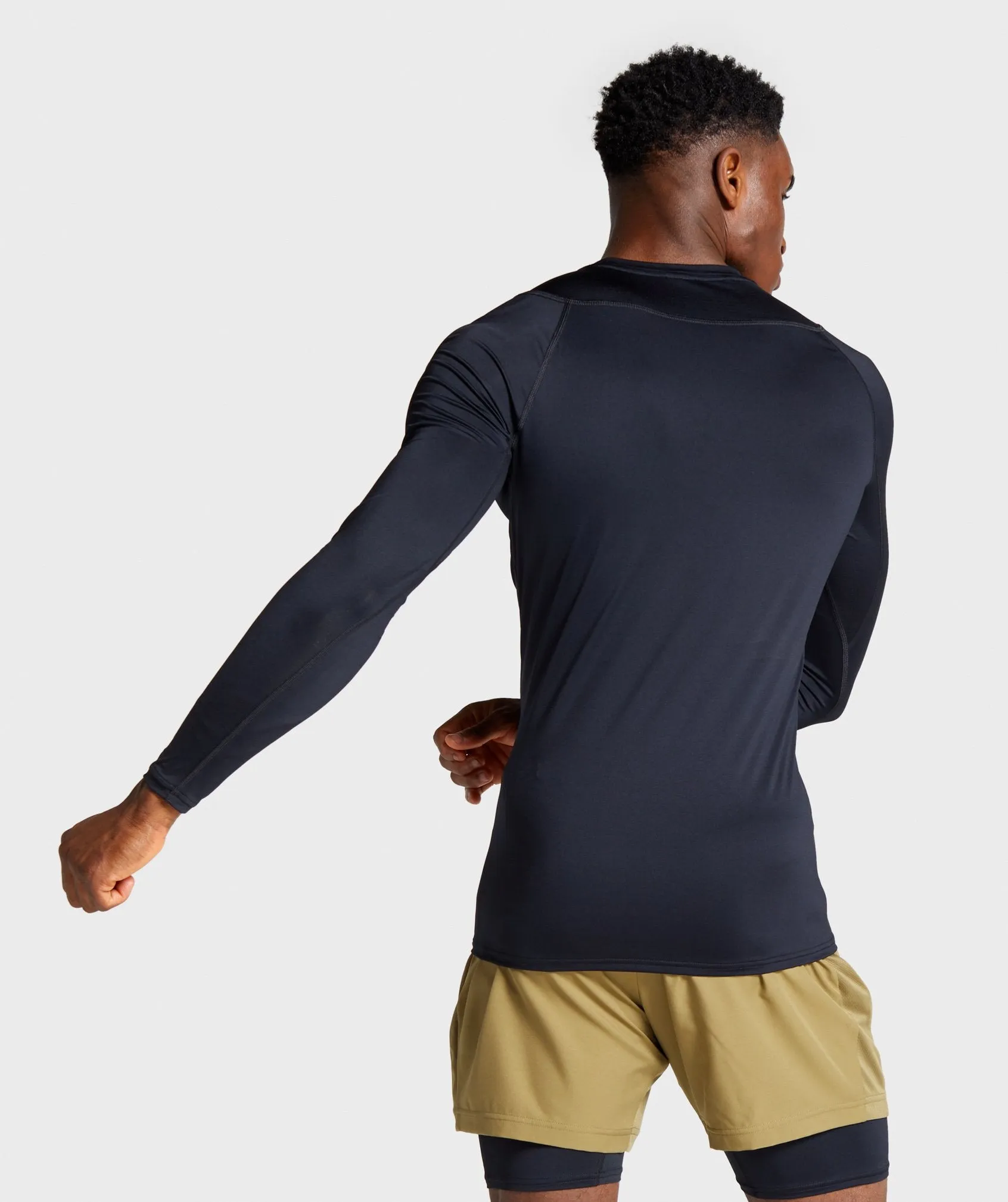 Gymshark Element Baselayer Long Sleeve T-Shirt - Black