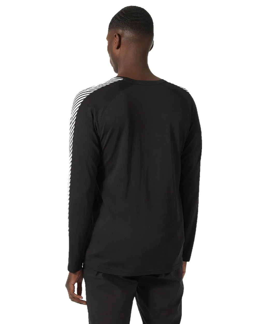 Helly Hansen Mens Lifa Active Stripe Crew Base Layer