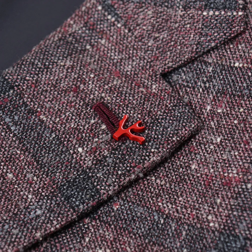 Isaia Melange Silk-Wool-Cashmere Sport Coat