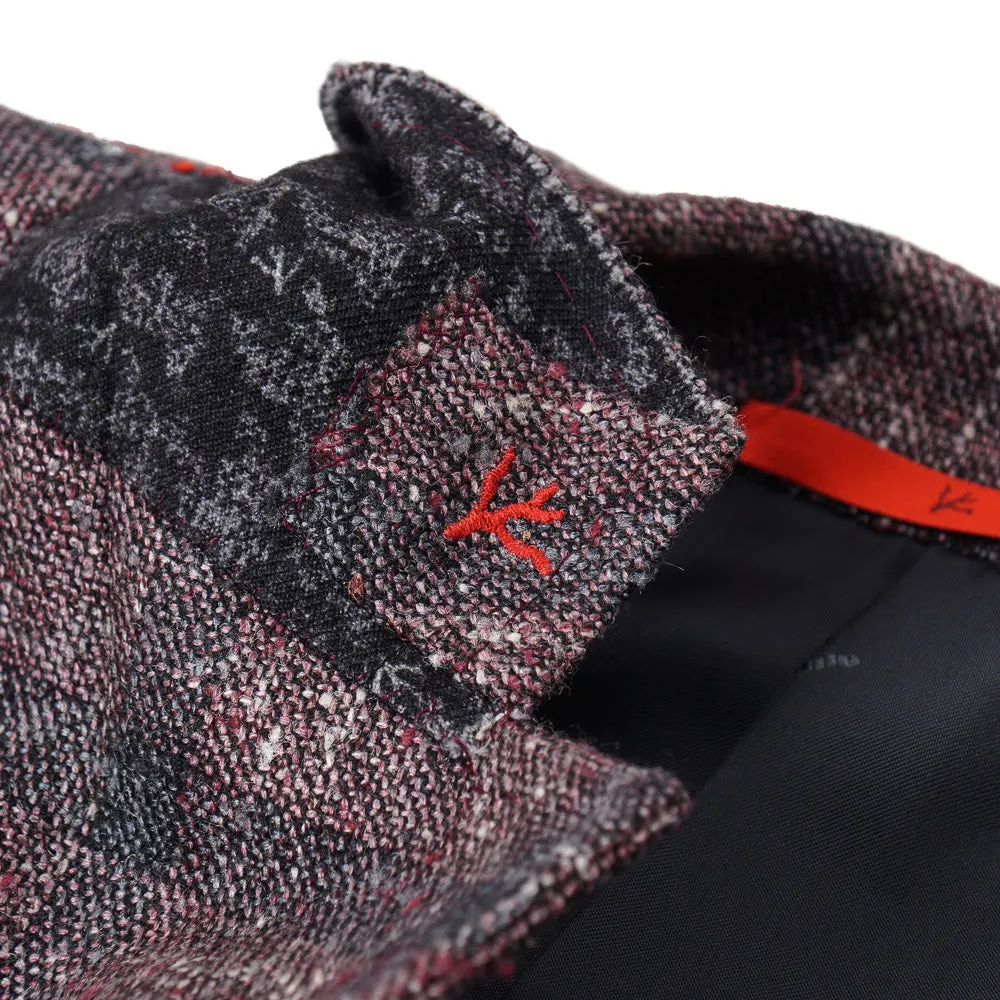 Isaia Melange Silk-Wool-Cashmere Sport Coat