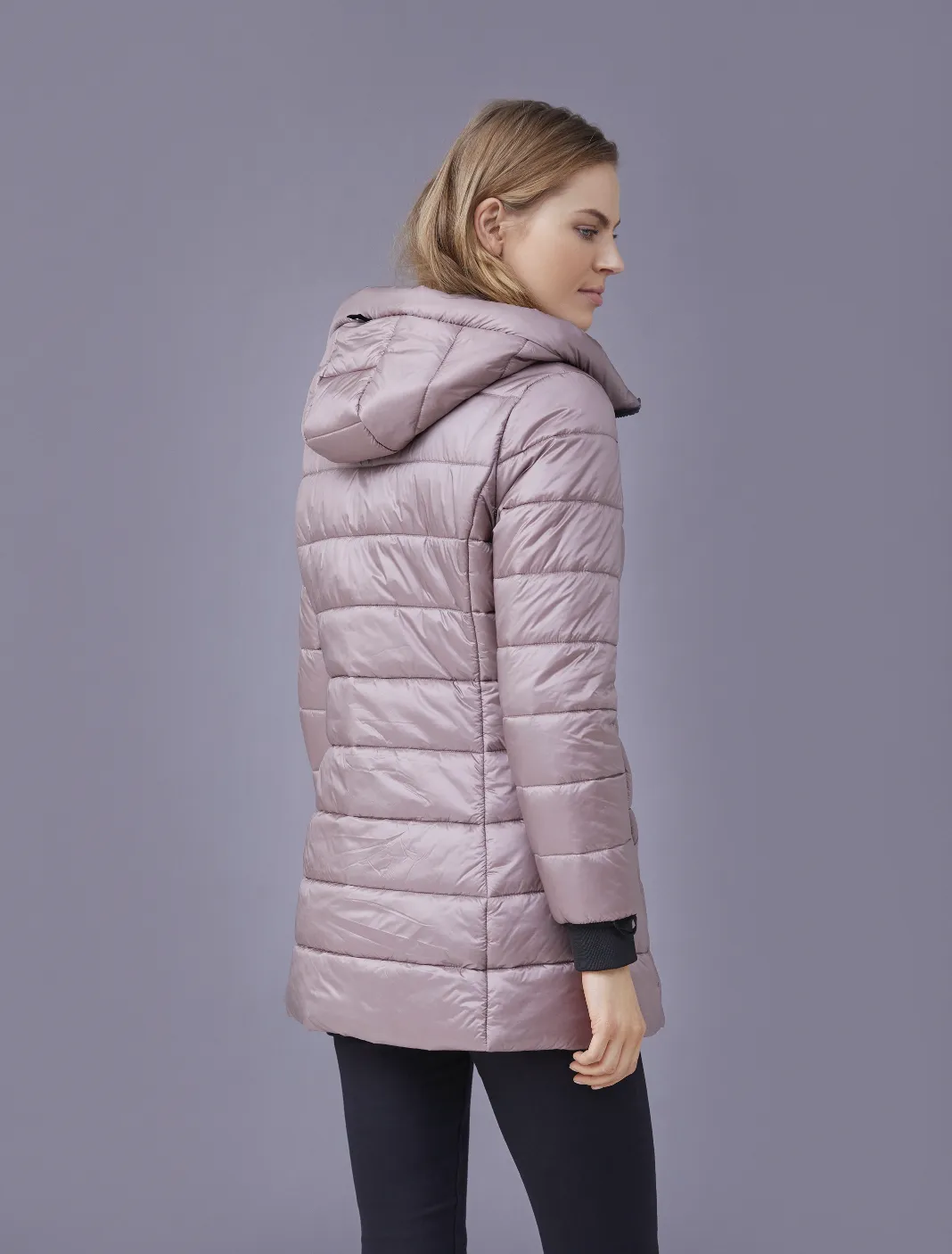 Junge - Mauve Puffer Jacket