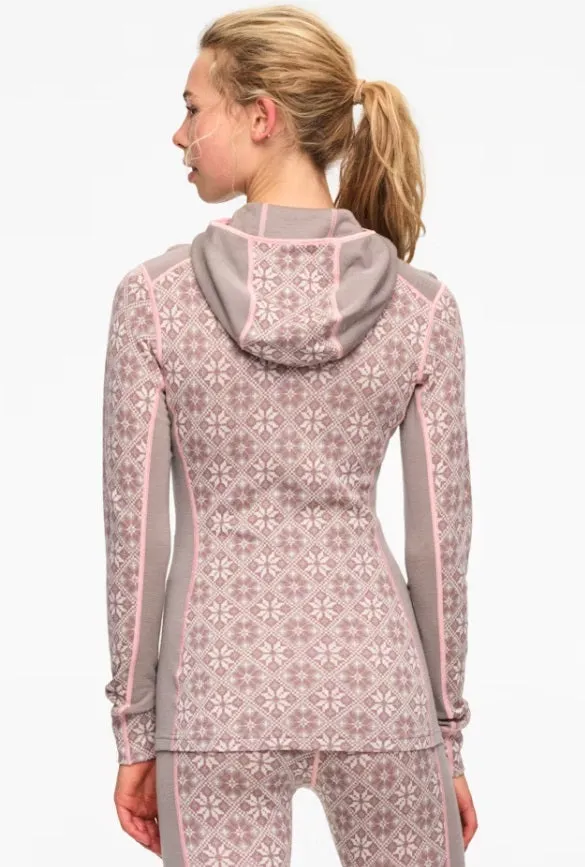 KARI TRAA ROSE HOODIE MERINO WOMENS BASE LAYER TOP