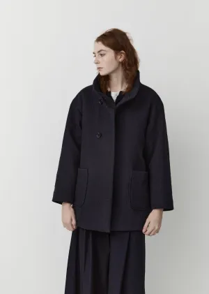 Kumo Gakaru Short Wool Coat