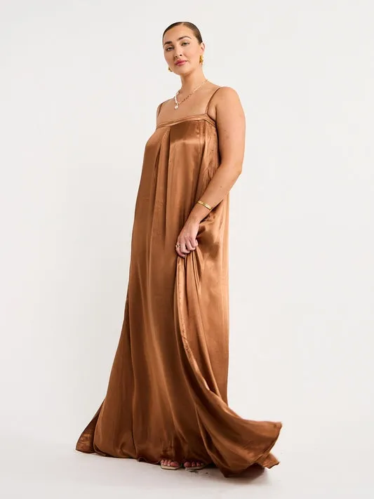 La Lune Column Maxi Dress