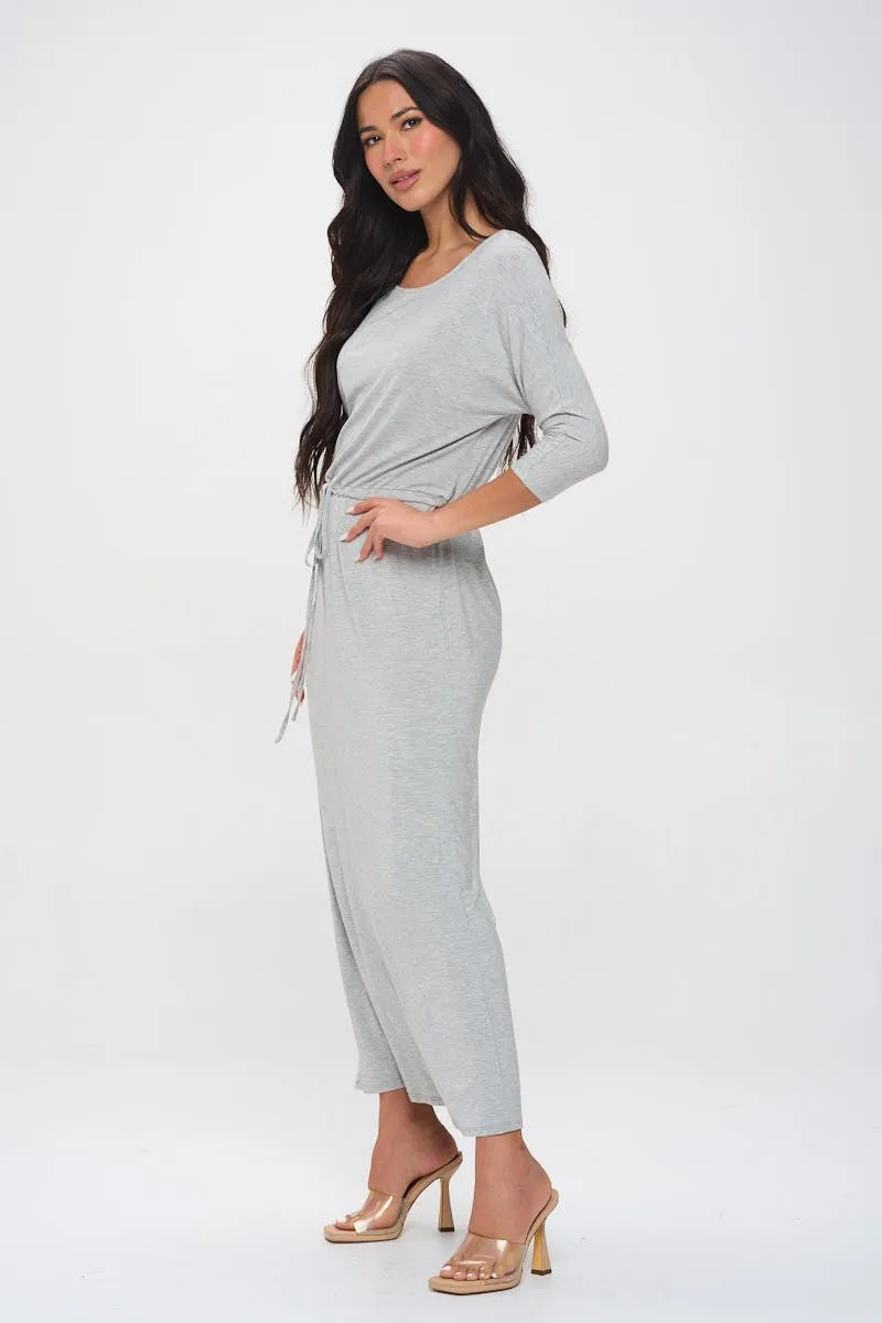 Mackenzie Dolman Sleeve Boyfriend Knit Maxi