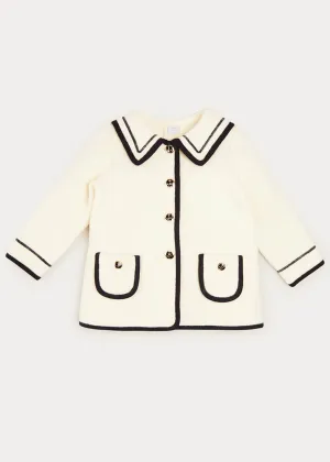 Mariner Collar Pocket Detail Jacket In Cream (4-10yrs)