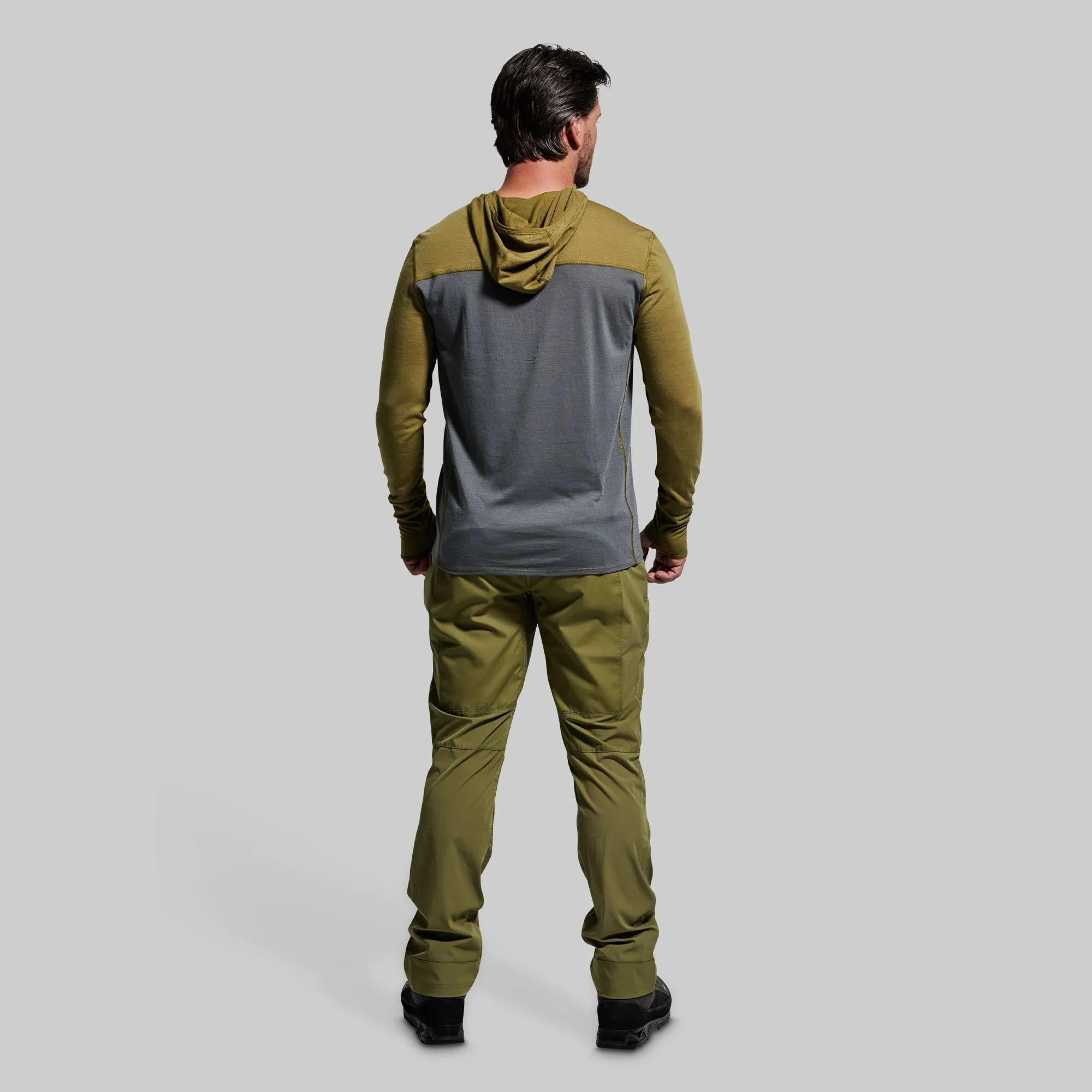 Men's Ridgeline Half Zip Hoodie (OD Green)