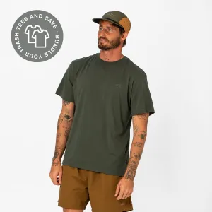 Mens Trash Tee Forest Green