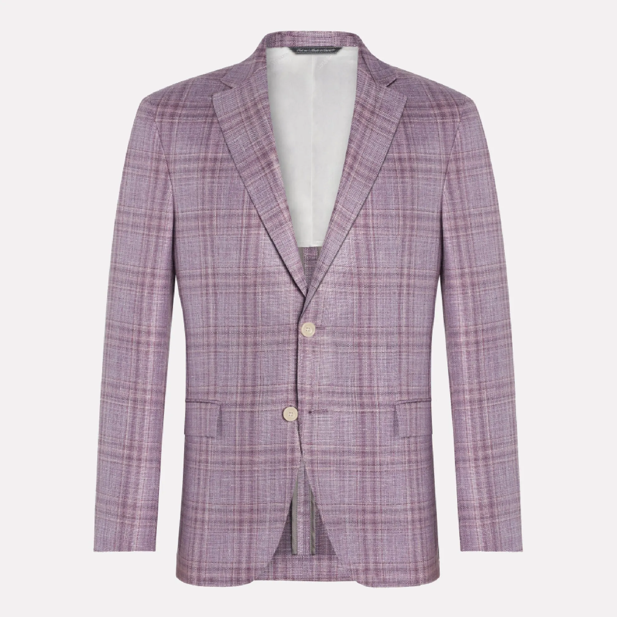 Midland Contemporary Fit Wool/Silk/Linen Blend / Mauve