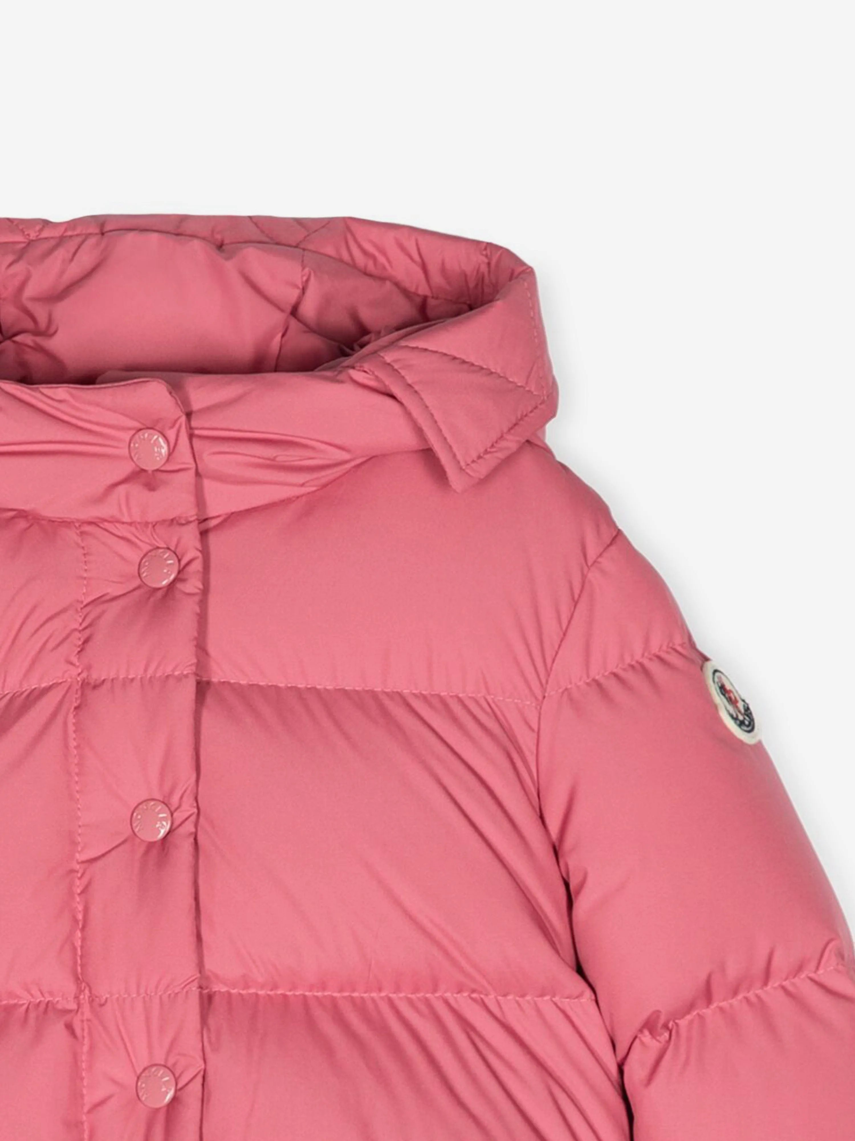 Moncler Enfant Baby Girls Down Padded Laurie Jacket in Pink