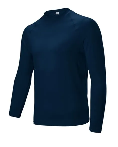 NAVY LADIES LONG SLEEVE BASELAYER TOP