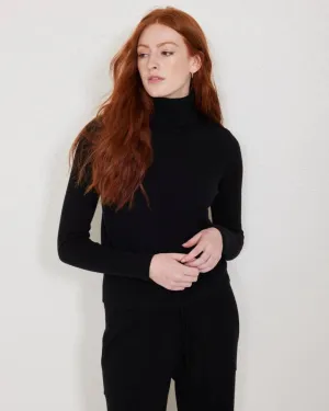 Not Monday Hayden Cashmere Turtleneck Black