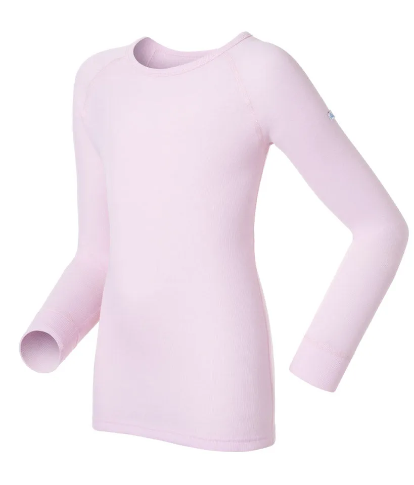 ODLO Kid's Active Warm Eco Long Sleeve Crew Neck Base Layer {O-159229}