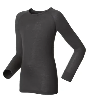 ODLO Kid's Active Warm Eco Long Sleeve Crew Neck Base Layer {O-159229}