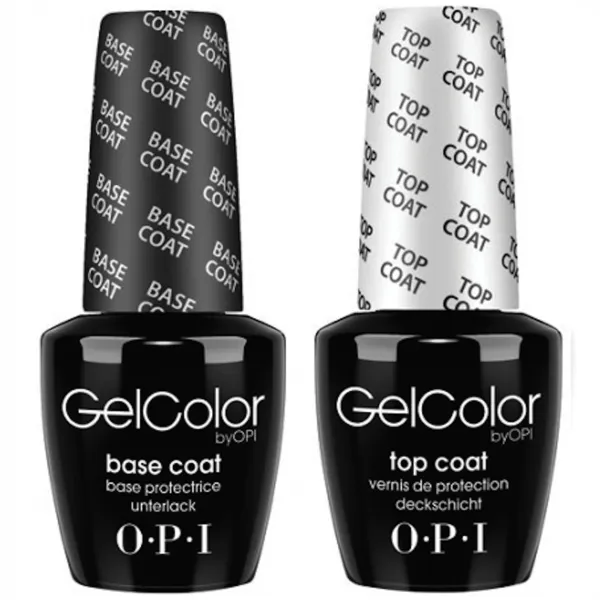 OPI GelColor Top Coat   Base Coat