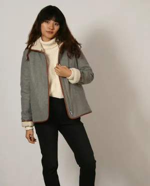 Paolo Coat Cloud Grey