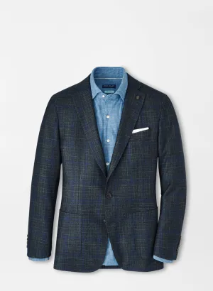 Peter Millar Findlay Plaid Soft Jacket In Lacinato