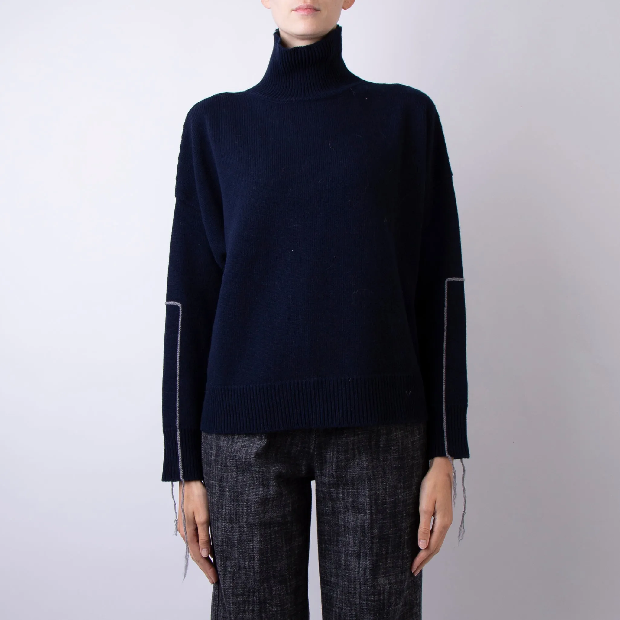 ROBERTO COLLINA SWEATER A20203 10 BLUE