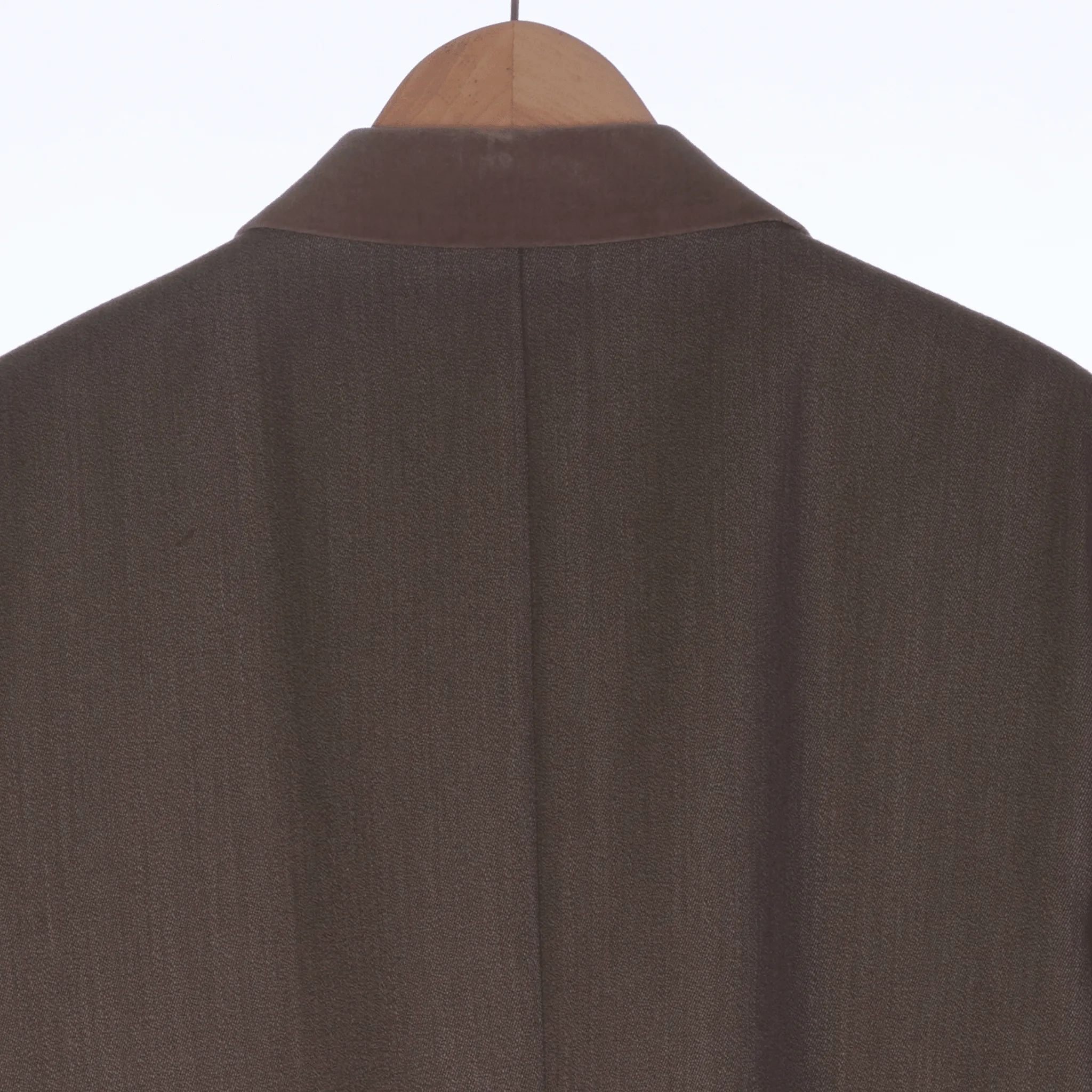 Santinelli Wool Light Brown Tailored Long Sleeved Coat UK Size XL.