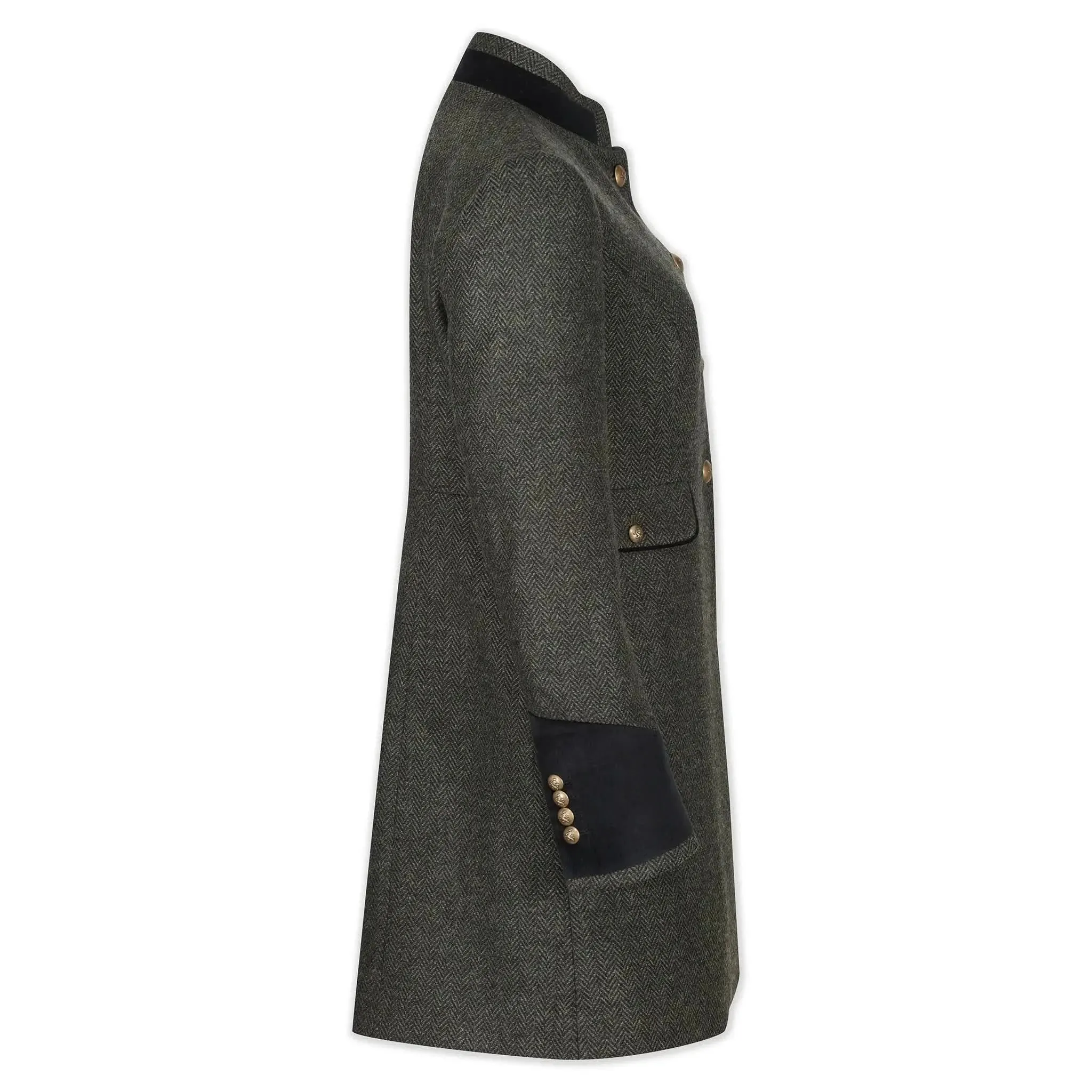 Savannah Khaki Wool Coat