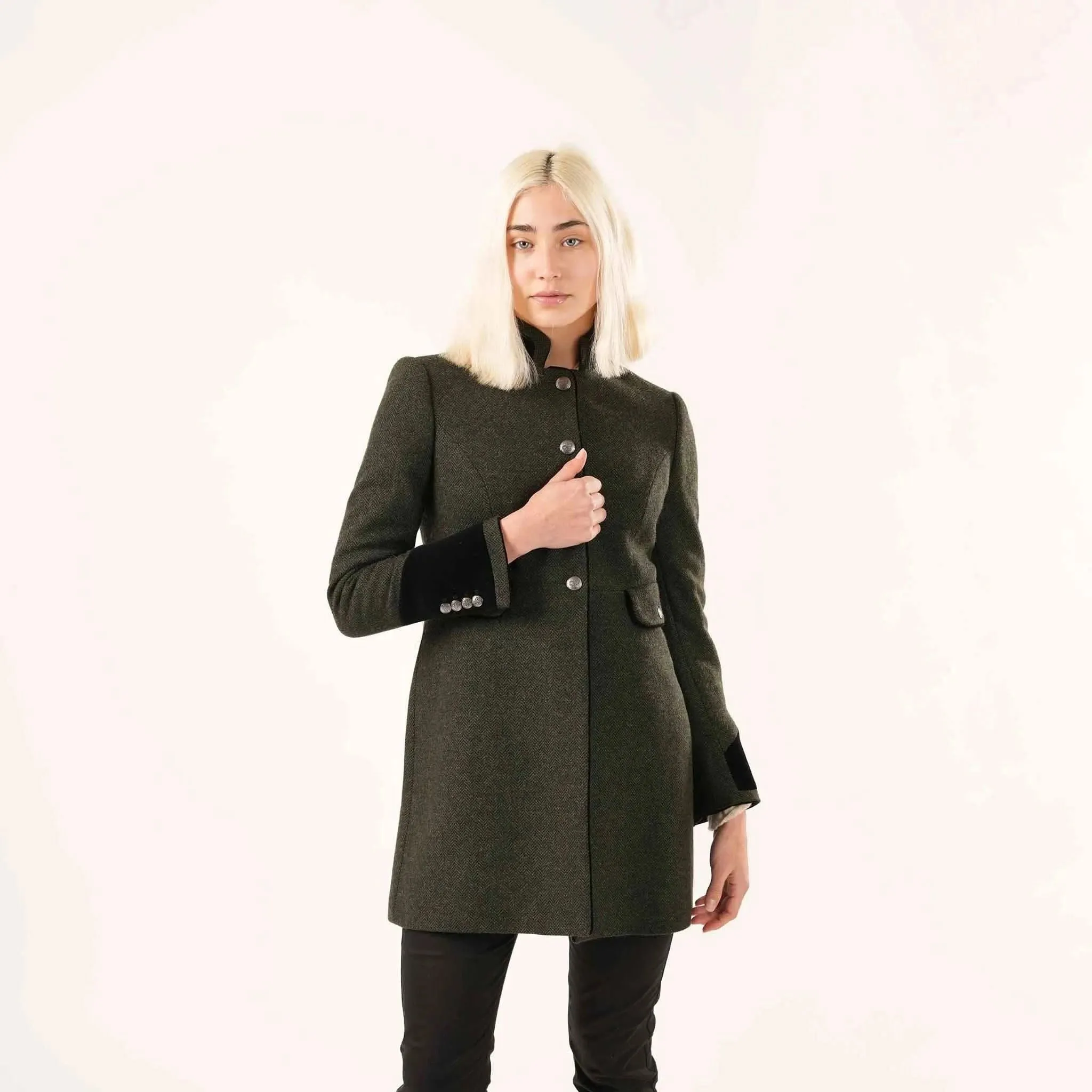 Savannah Khaki Wool Coat