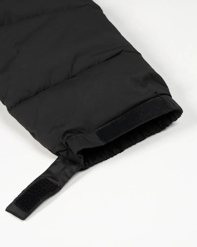 SSS ESSENTIALS PUFFER JACKET BLACK