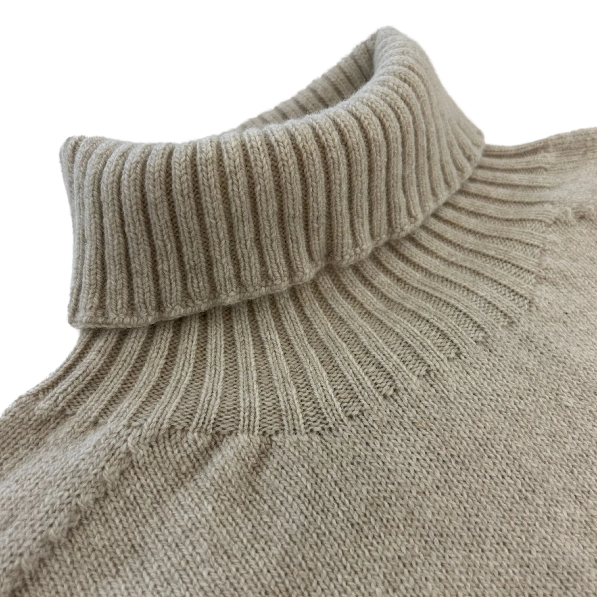 Swansdown Scottish Lambswool Turtleneck Sweater