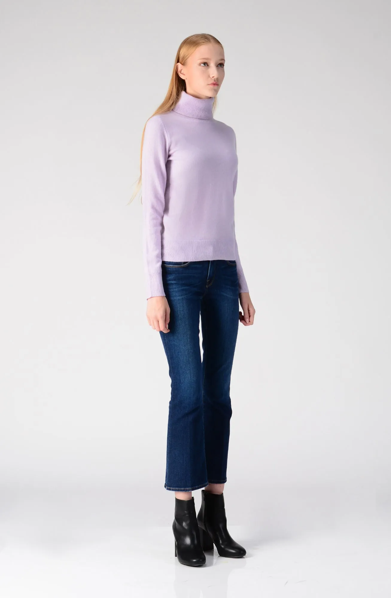 Turtleneck Slimfit Sweater_Lavender