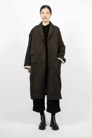 U4545 Loose Coat Nattè Coffee