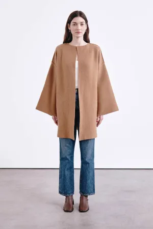 Vienna Wool Cashmere Coat Camel