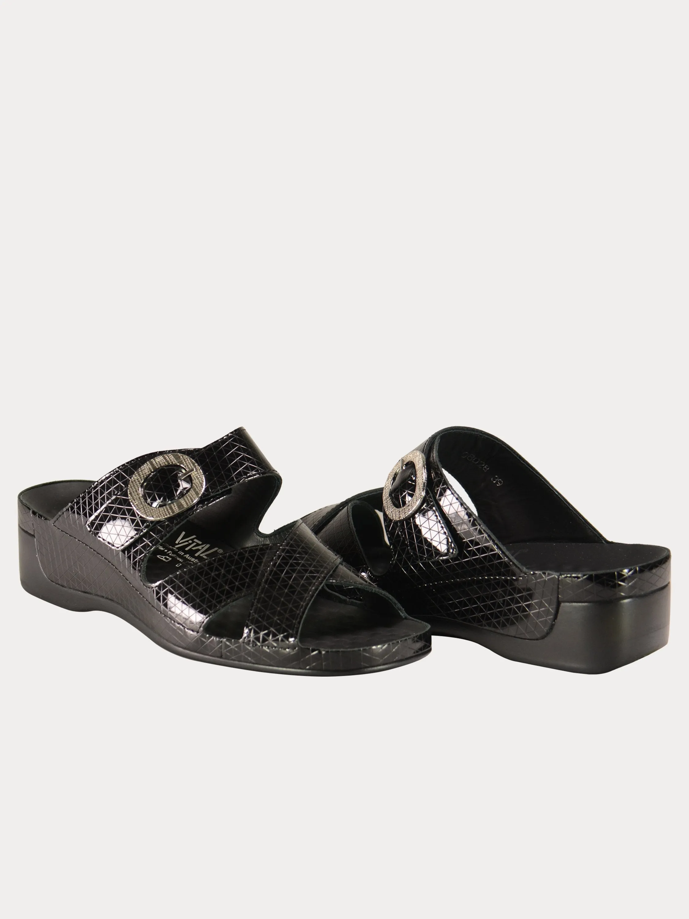 Vital Women's Round Buckle Strap Sandals