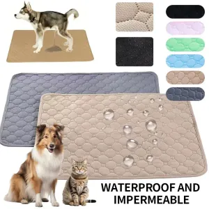 Washable Reusable Dog Pee Pads – Anti-Slip Puppy Training Pads for Beds and Car Seats