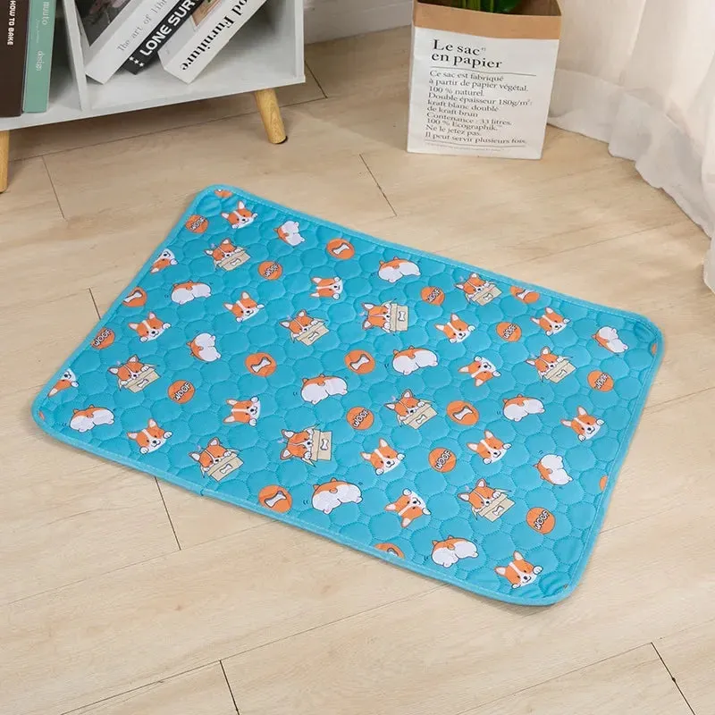 Washable Reusable Dog Pee Pads – Anti-Slip Puppy Training Pads for Beds and Car Seats