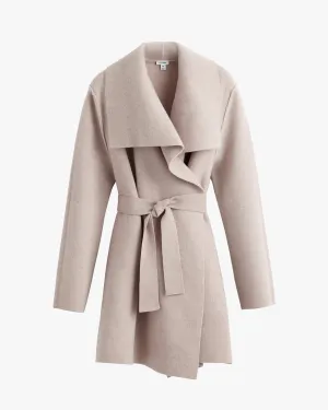 Wool Cashmere Sweater Coat