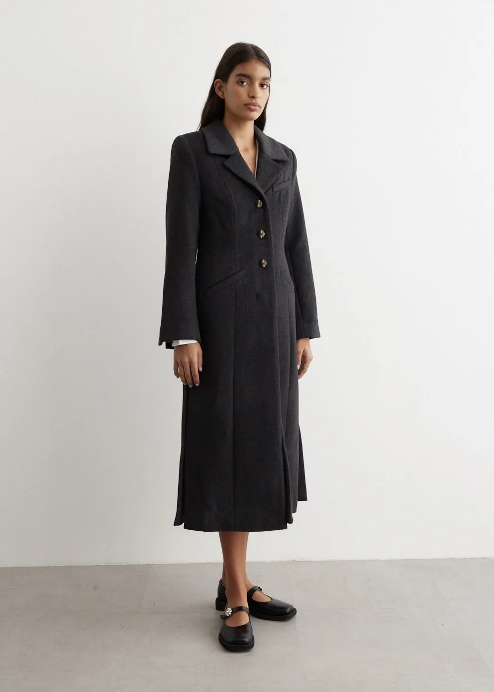 Wool Fitted Coat