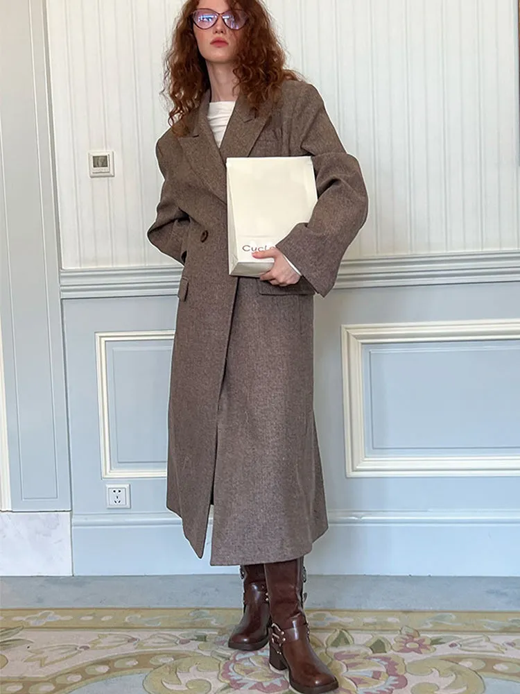 Wool long coat【s0000005103】